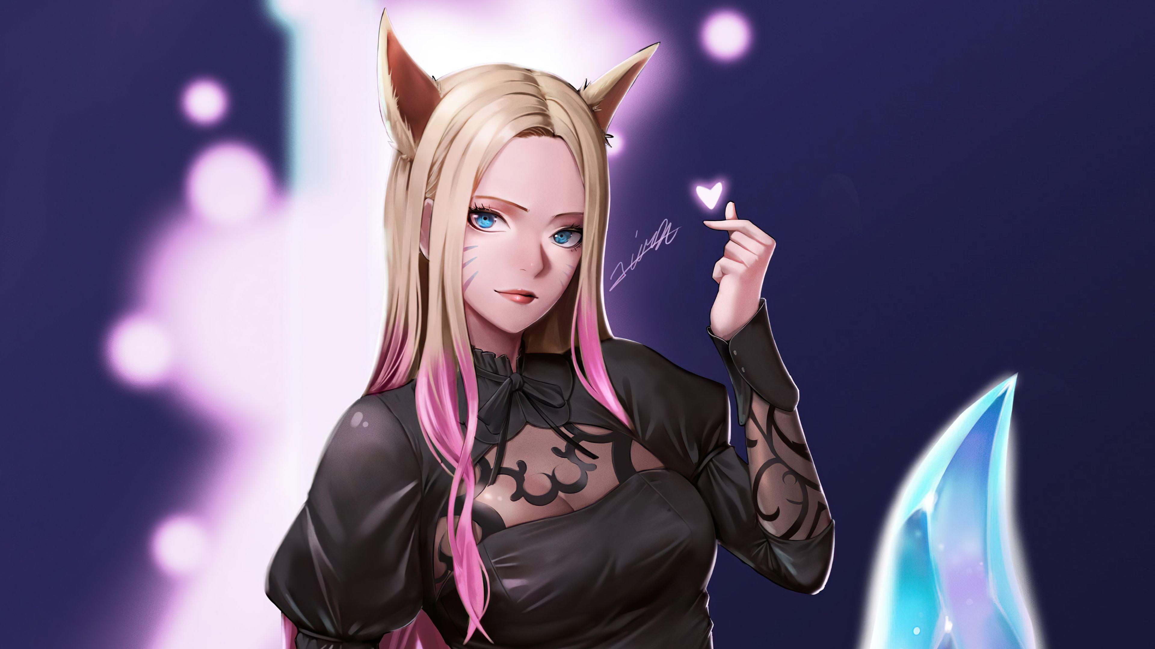 3840x2160 Elf Black Dress Girl 4k, HD Artist, 4k Wallpaper, Image, Background, Photo and Picture