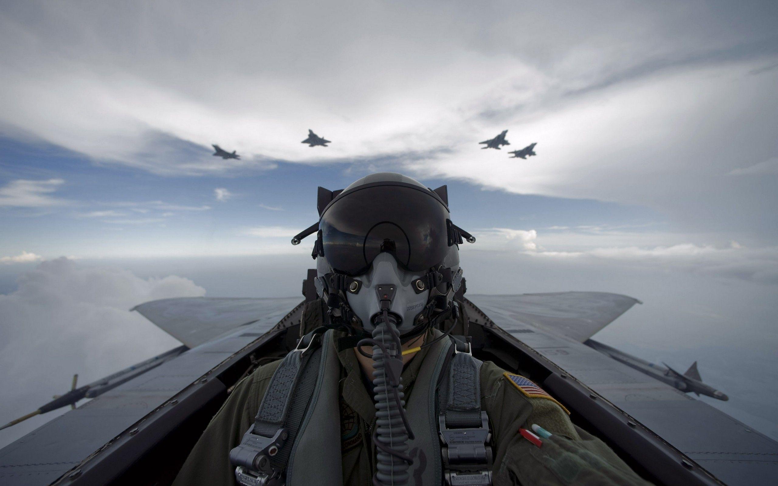 2560x1600 Airplane, Pilot, Army, Us Air Force Wallpaper HD