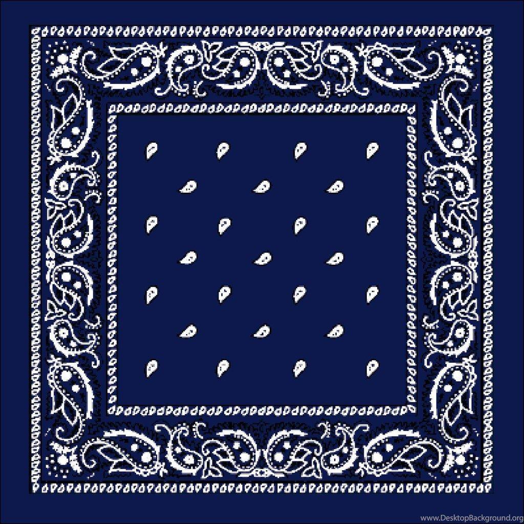 1024x1024 Bandana Background Blue