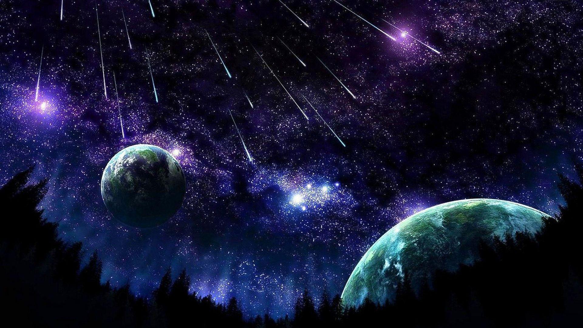 1920x1080 Free download Night Sky Stars Wallpaper [1920x1200] for your Desktop, Mobile & Tablet. Explore Nighttime Background. Nighttime Wallpaper, Night HD Wallpaper, HD Night Sky Wallpaper