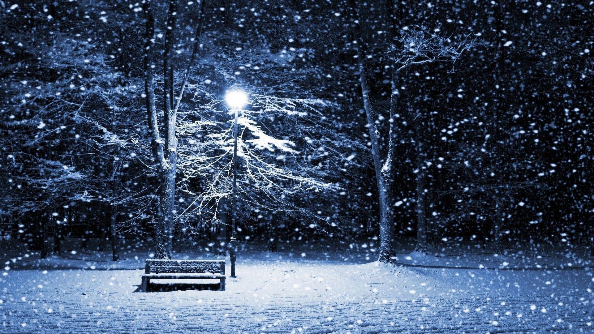 1920x1080 General 1920x1080 winter snow lantern cold trees Christmas bench. Winter wallpaper hd, Winter wallpaper, Winter landscape