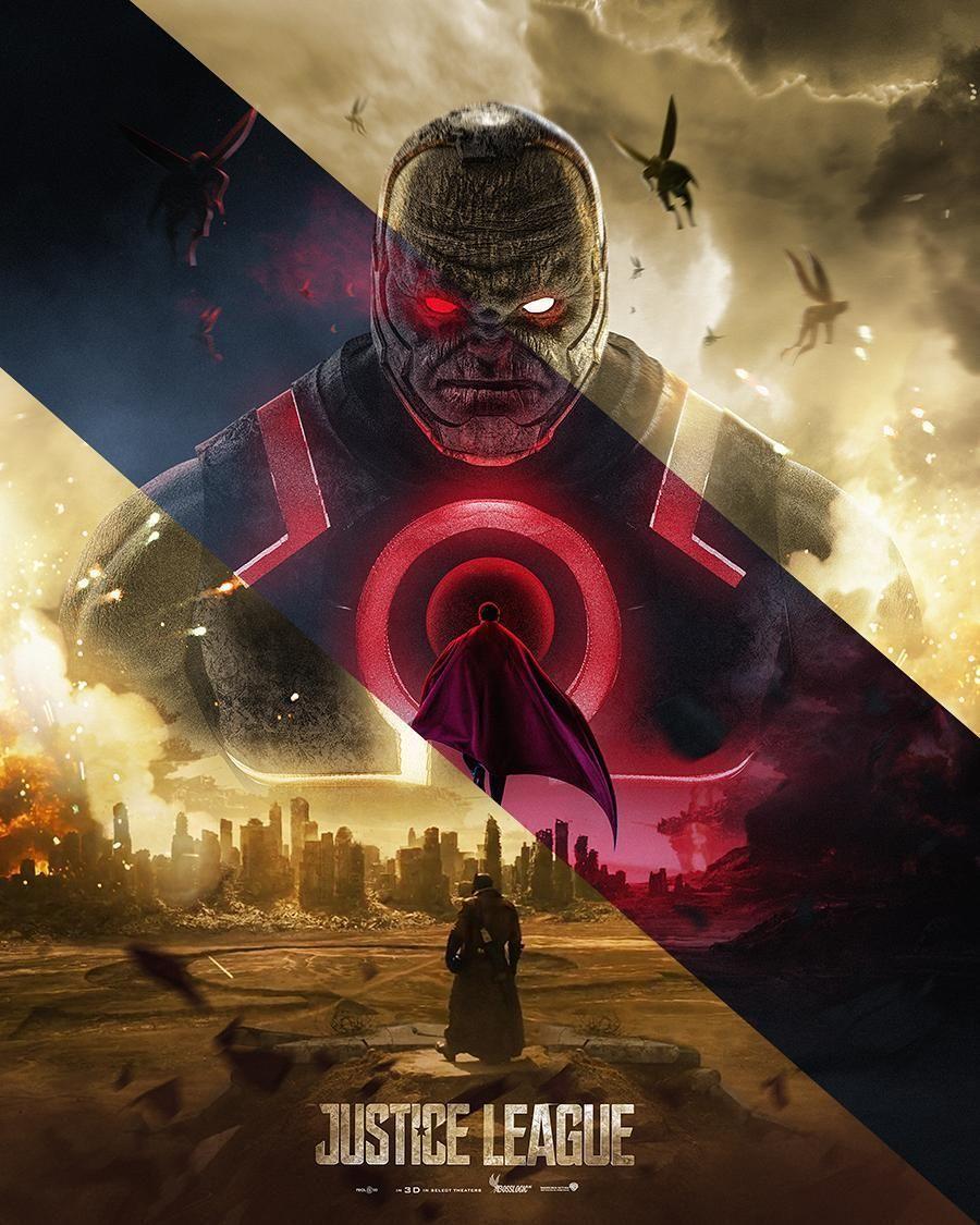 900x1125 This Superman Vs Darkseid Art Might Be The Most Epic Justice League Poster Yet