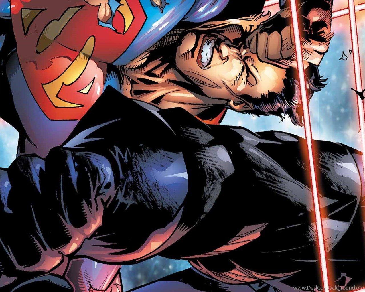 1280x1024 SUPERMAN VS. DARKSEID Desktop Background