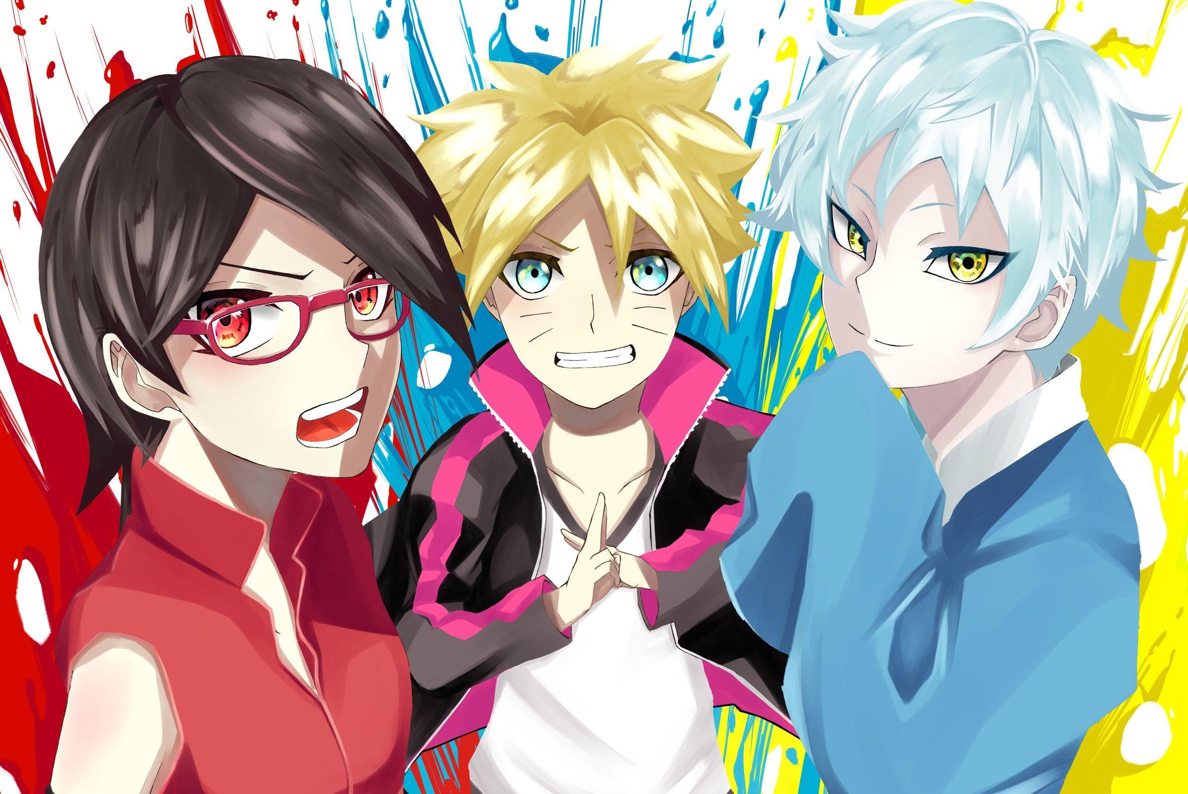 2400x1604 Wallpaper Of Boruto Uzumaki, Mitsuki, Sarada Uchiha, Wallpaper & Background Download