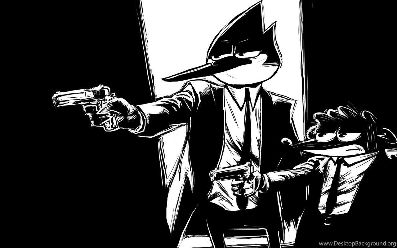 1280x800 Wallpaper Regular Show Reservoir Dogs Parody 1280x800 Desktop Background