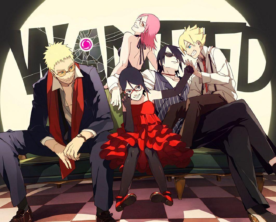 1063x855 Boruto Uzumaki And Sarada Uchiha