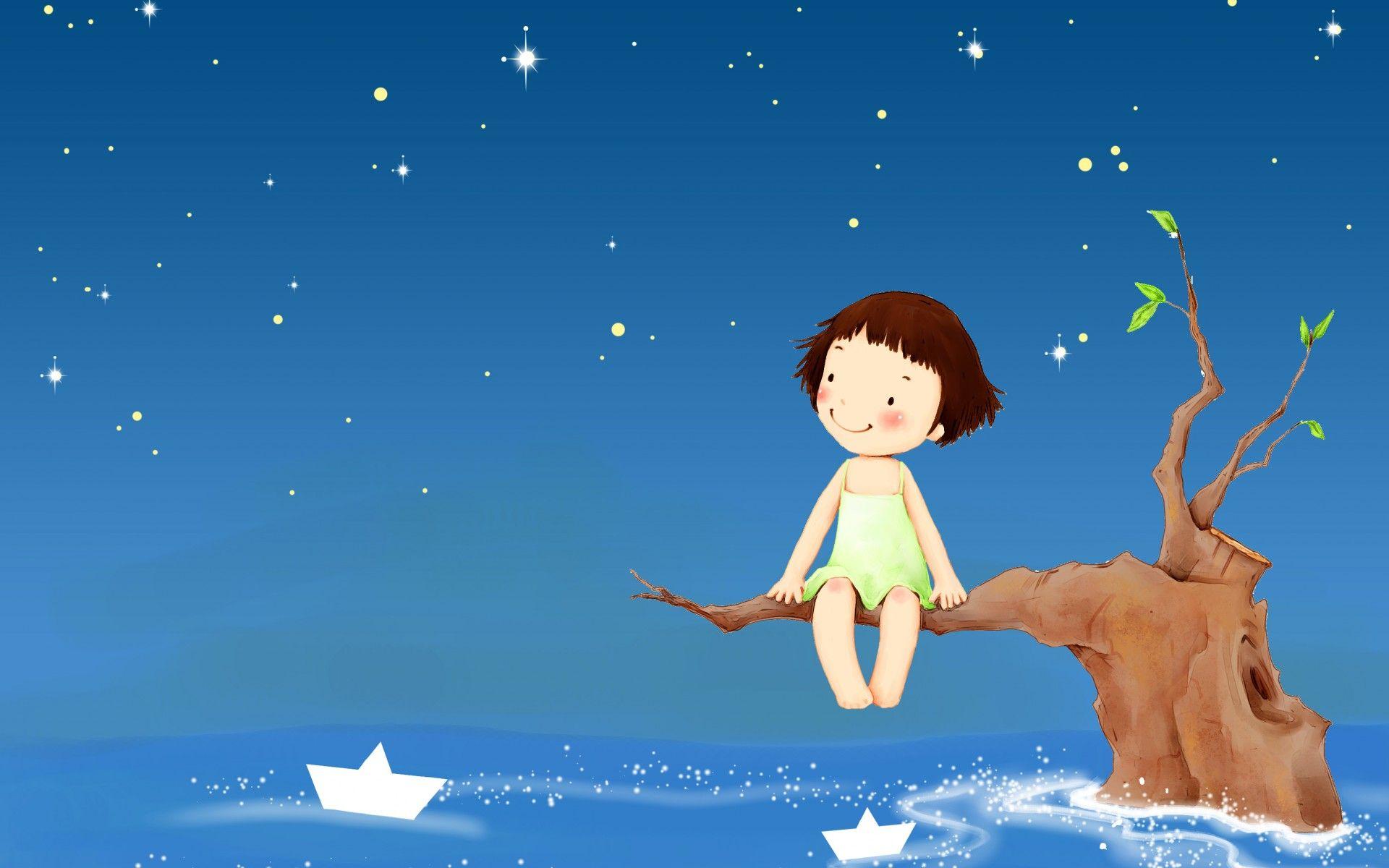1920x1200 Desktop Wallpaper Cartoon Girl. Free Desktop Background 1920x1200