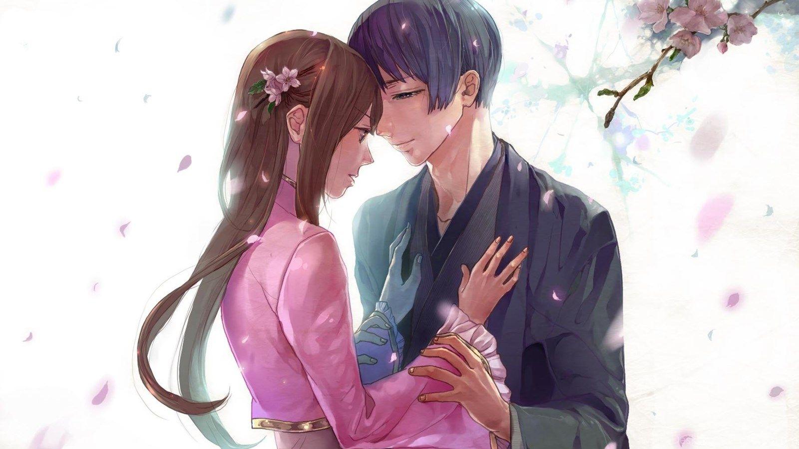 1600x900 Anime Sweet Couple Wallpaper Anime Couple HD Wallpaper & Background Download