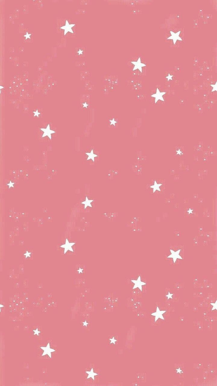 Pink Background With Stars Aesthetic gambar ke 4