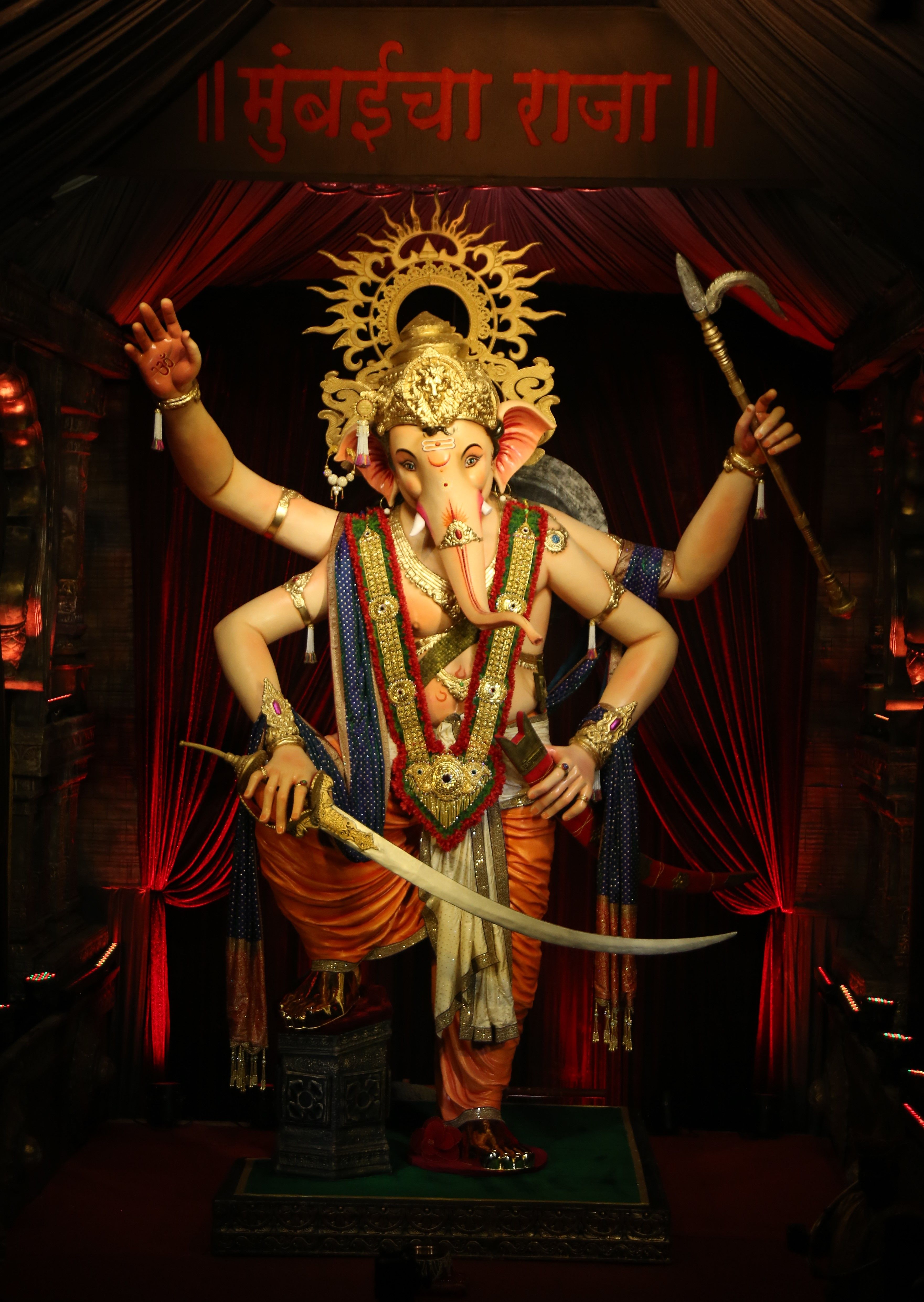 3522x4960 Gallery. Mumbaicha Raja. Lalbaug Sarvajanik Utsav Mandal