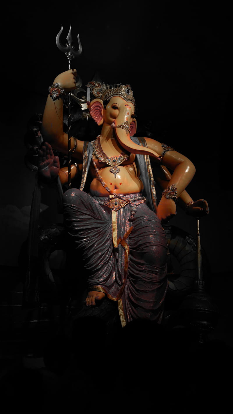 800x1422 Parel cha Raja, ganpati bappa morya, mumbai meri jaan, HD phone wallpaper
