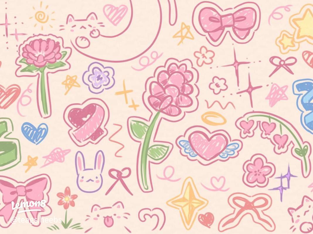 1068x800 Discover Adorable Pink and Cute iPad Wallpaper from Pinterest