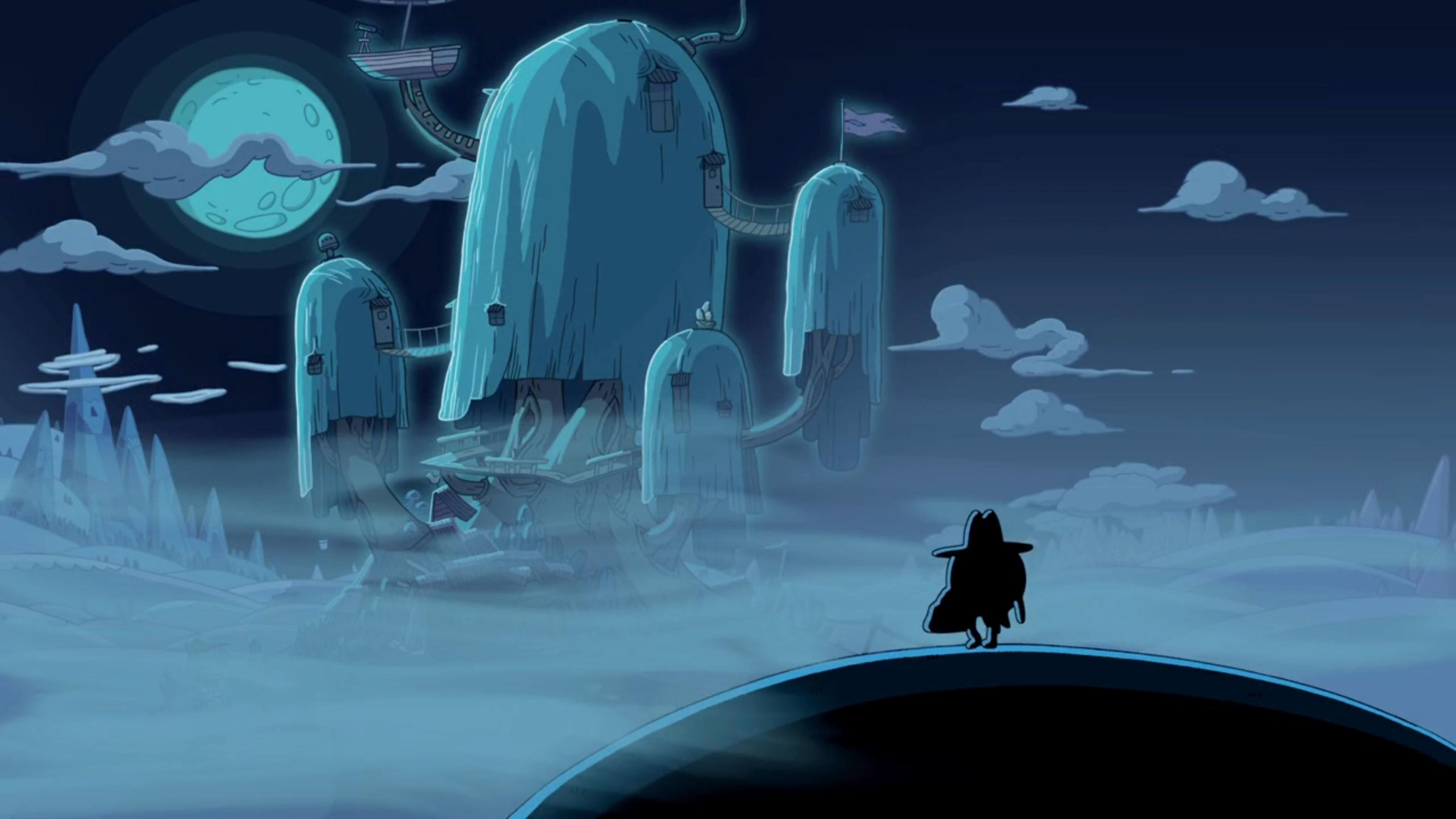 3424x1926 Adventure Time Ghost Fly (TV Episode 2014)