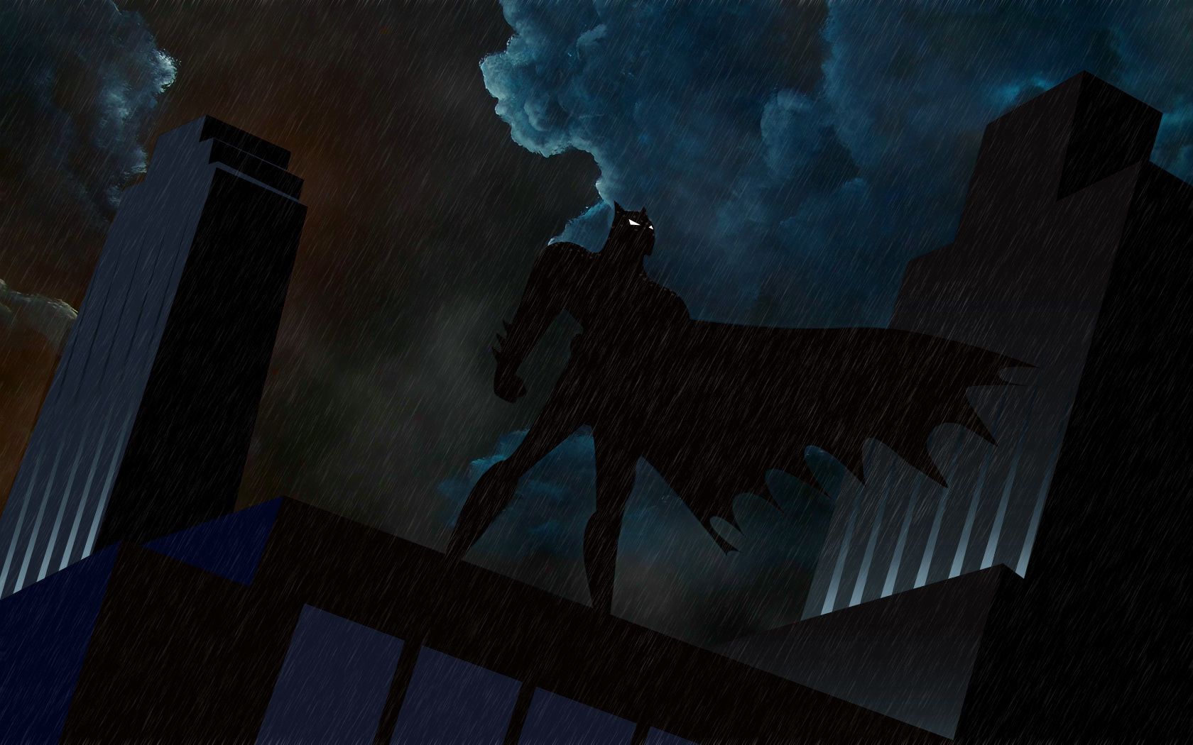 1680x1050 Batman In Rain Wallpaperx1050