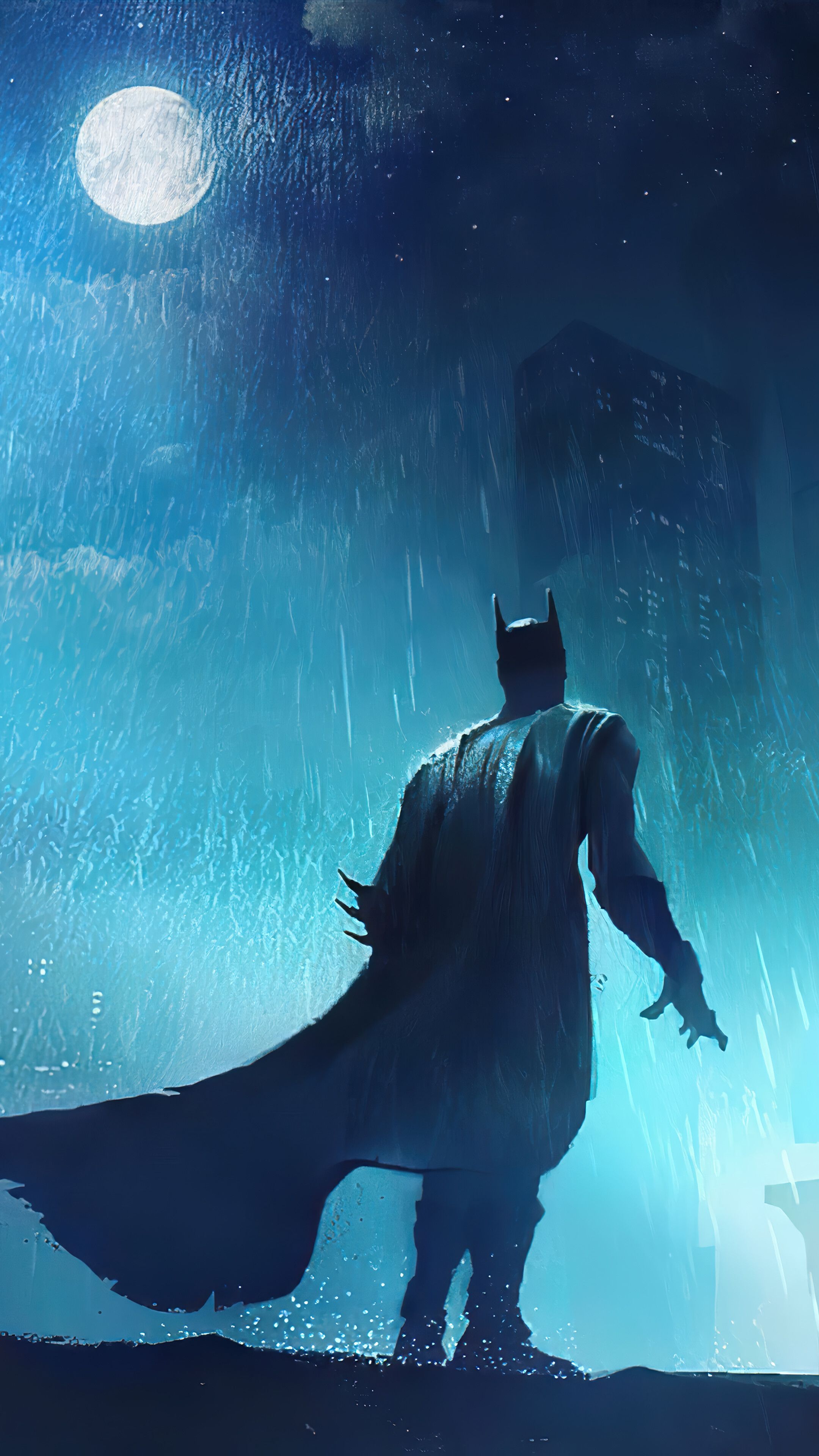 2160x3840 Batman Gotham City Raining 4K Wallpaper iPhone HD Phone a