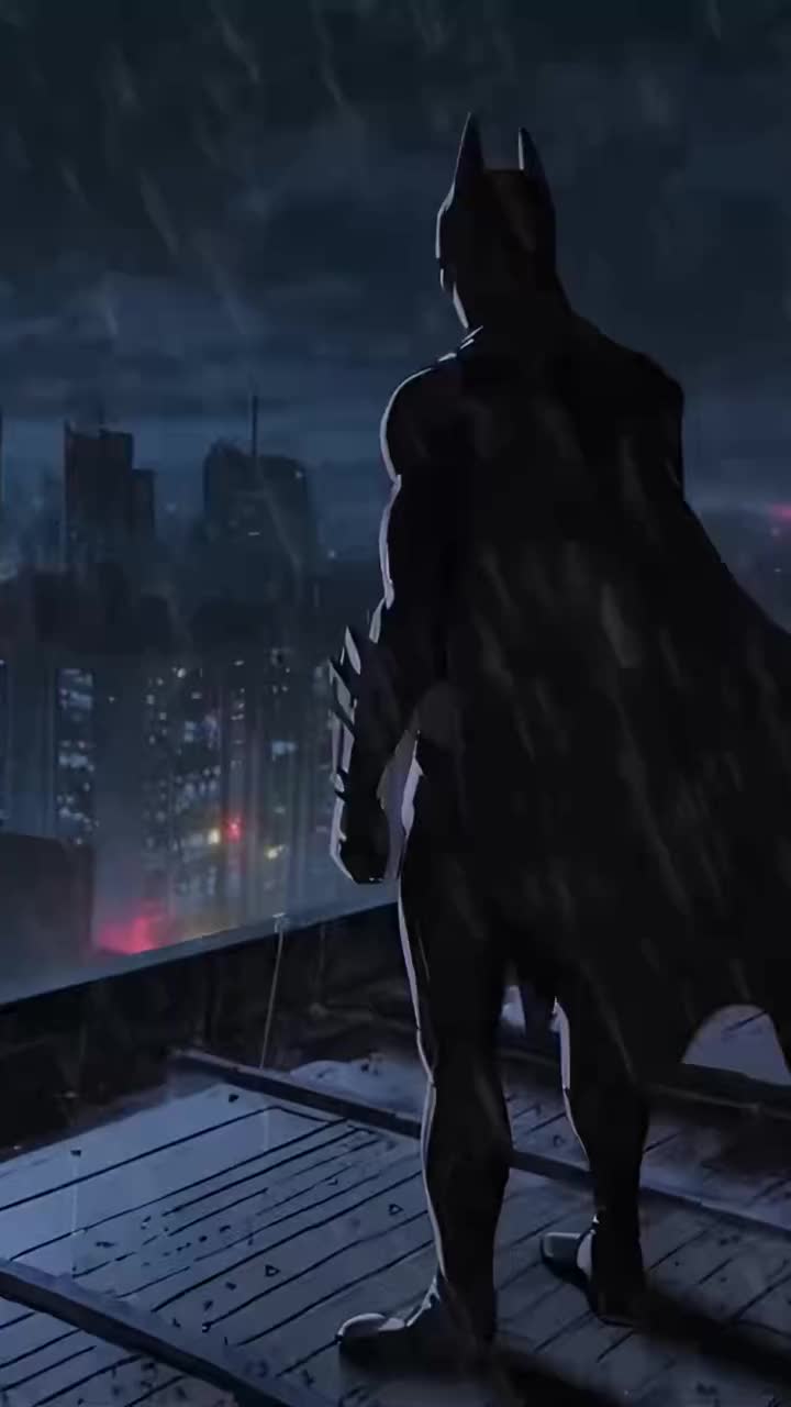 720x1280 Gotham's Rainy Night Mobile Live Wallpaper