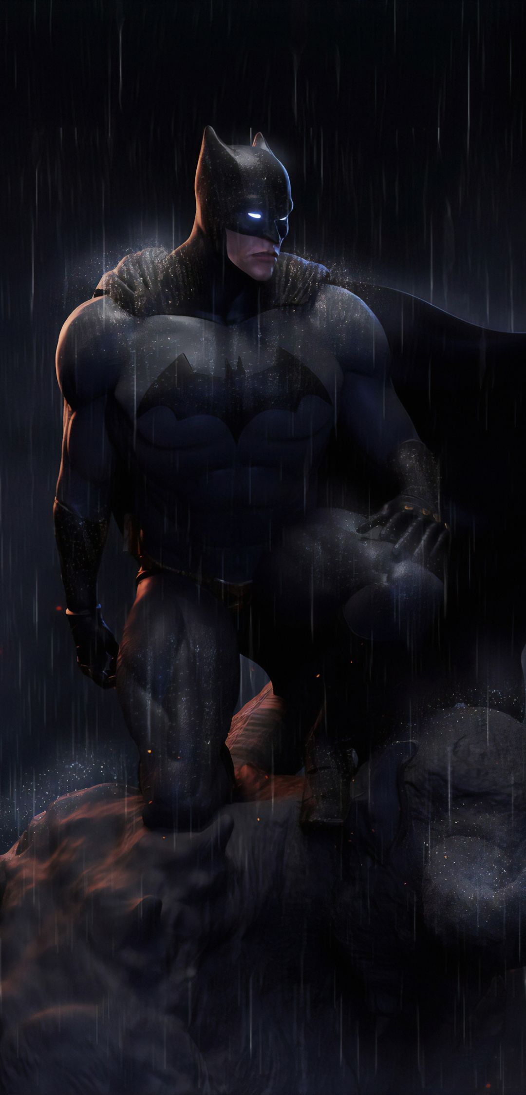1080x2246 Phone wallpaper: Batman, Rain, Comics, Dc Comics, Night 1161199