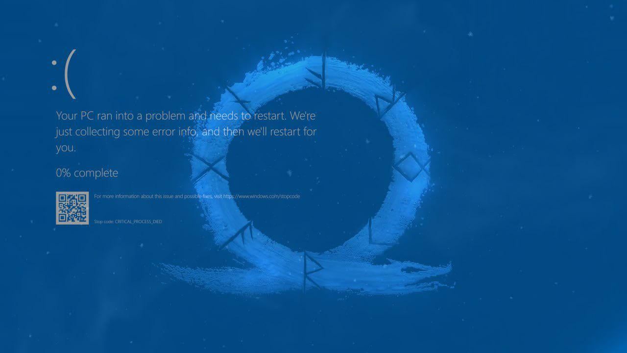 1280x720 BSOD with wallpaper?