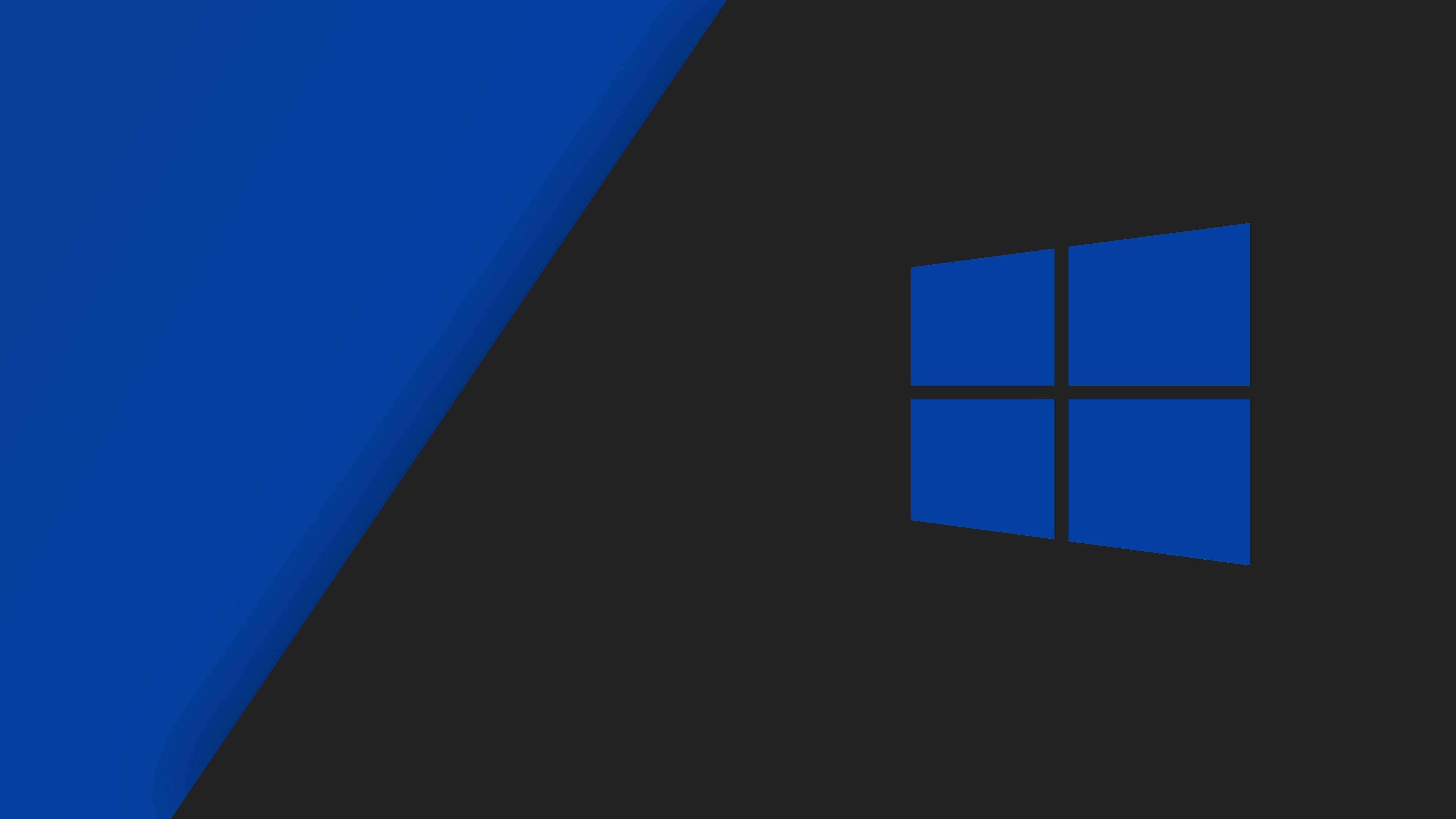 3840x2160 Download Blue Windows Lock Screen Wallpaper