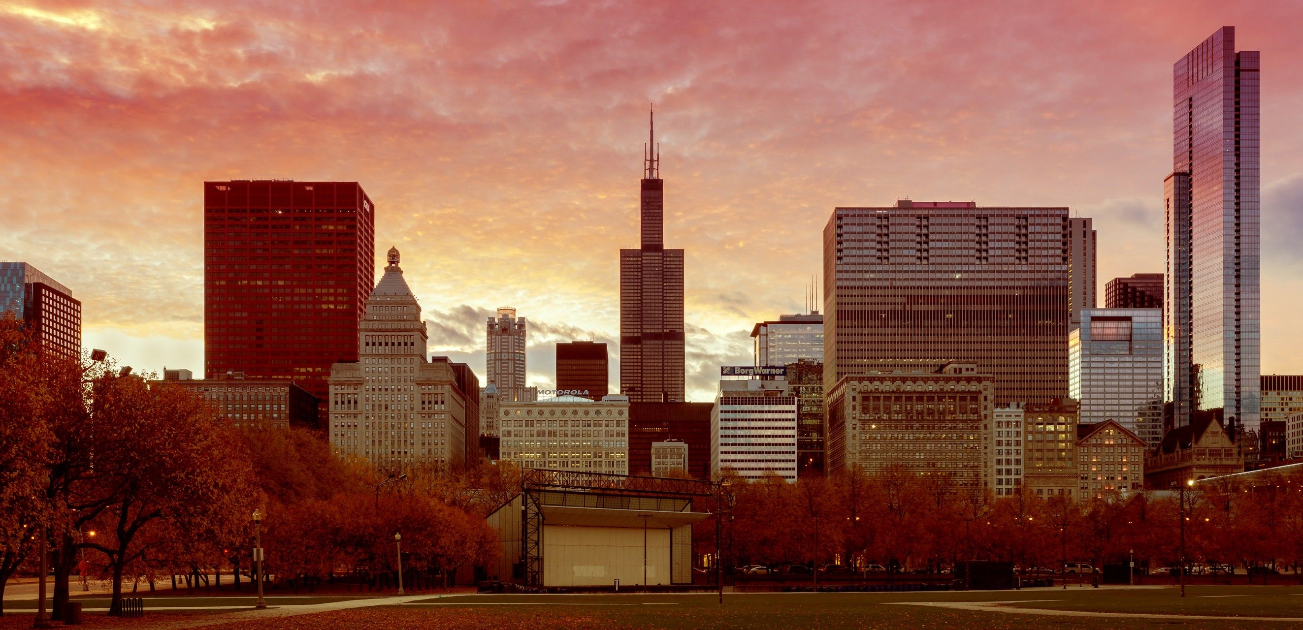 2646x1280 Chicago Skyline