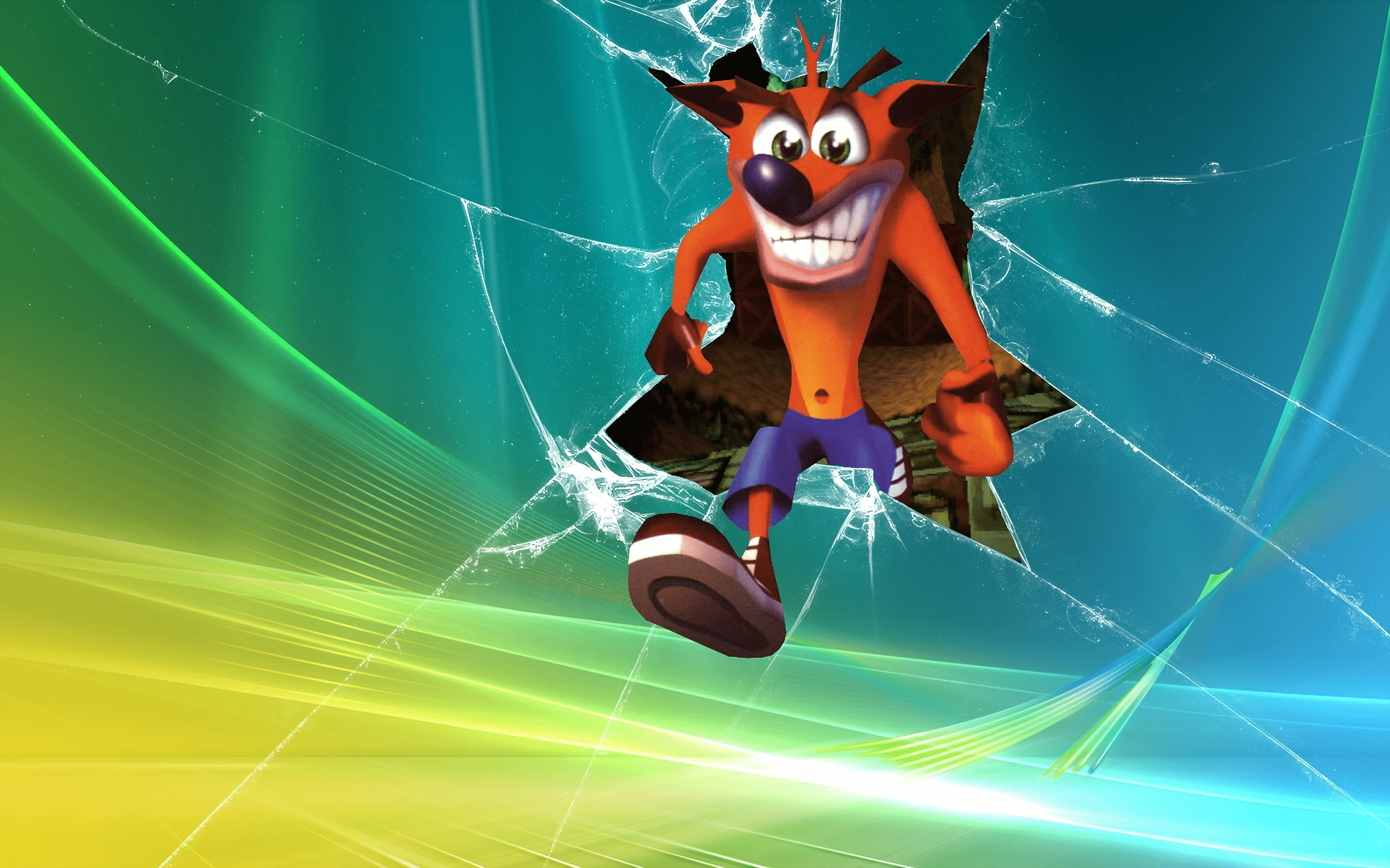 2880x1800 Download Video Game Mirror Crash Bandicoot Crash Bandicoot (Character) Crash Twinsanity HD Wallpaperx1800
