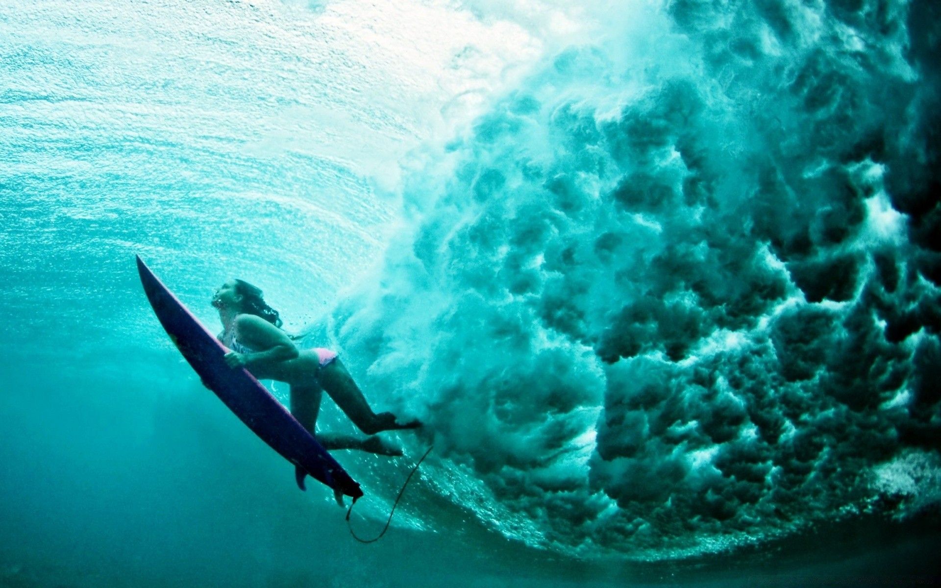 1920x1200 Surfing Photo Of An Underwater