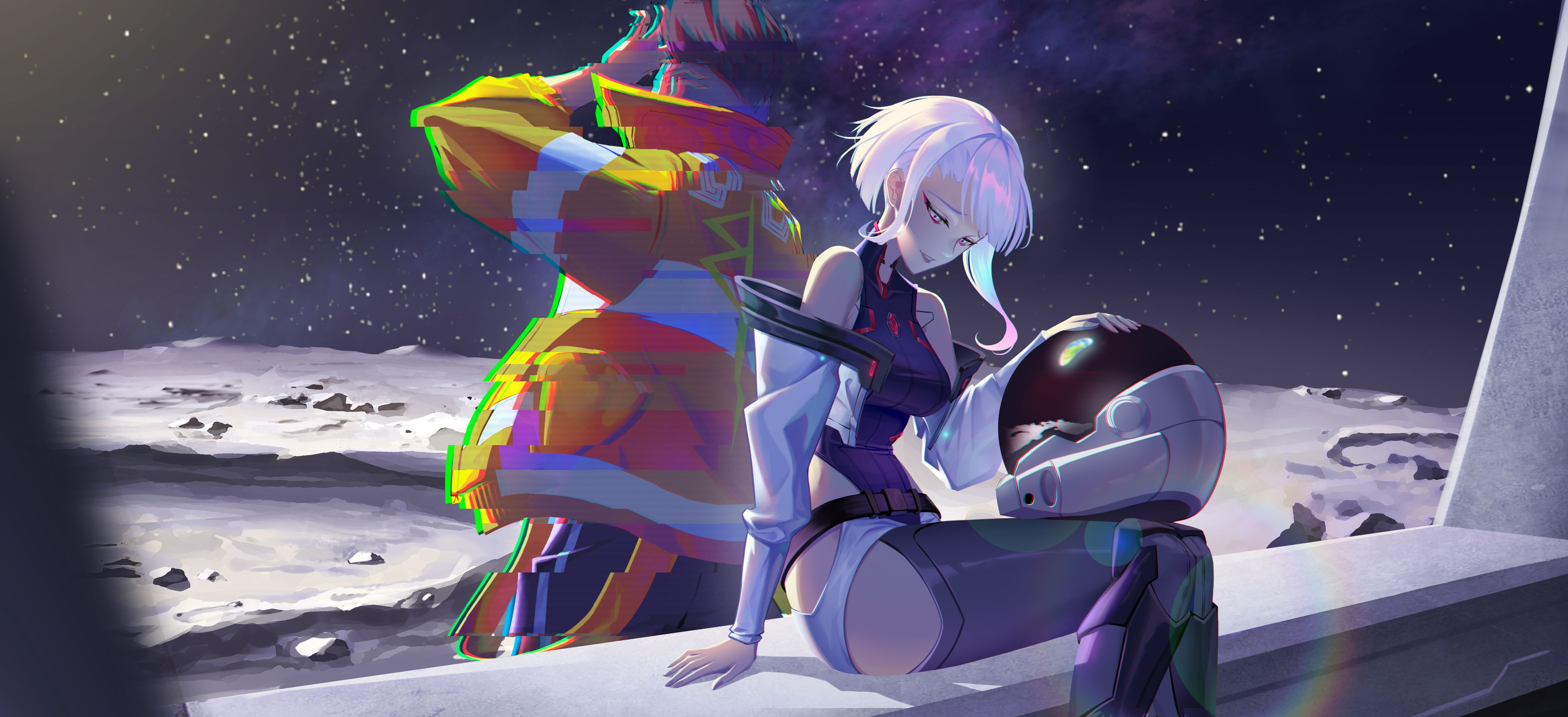 5760x2634 Lucyna Kushinada And David Martinez In Cyberpunk Edgerunners Wallpaper, HD Tv Shows Wallpaper, 4k Wallpaper, Image, Background, Photos and Picture