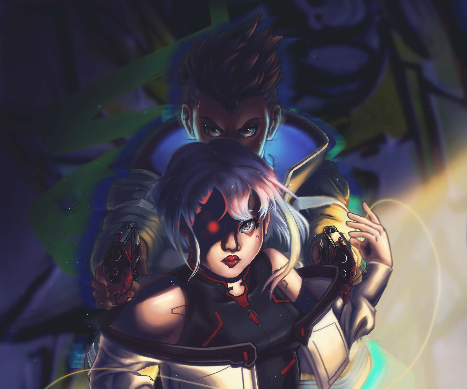 1920x1600 Lucy & David Cool Cyberpunk Edgerunners Wallpaper, HD TV Series 4K Wallpaper, Image and Background