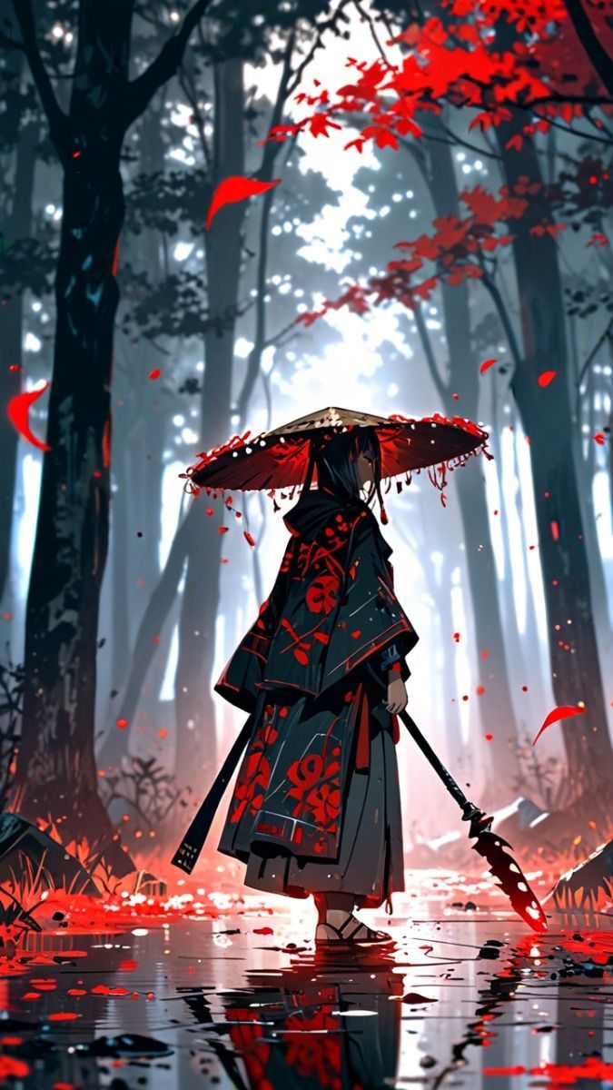 675x1200 Samurai wallpaper aesthetic. Winter samurai wallpaper, Samurai background, Cool anime background