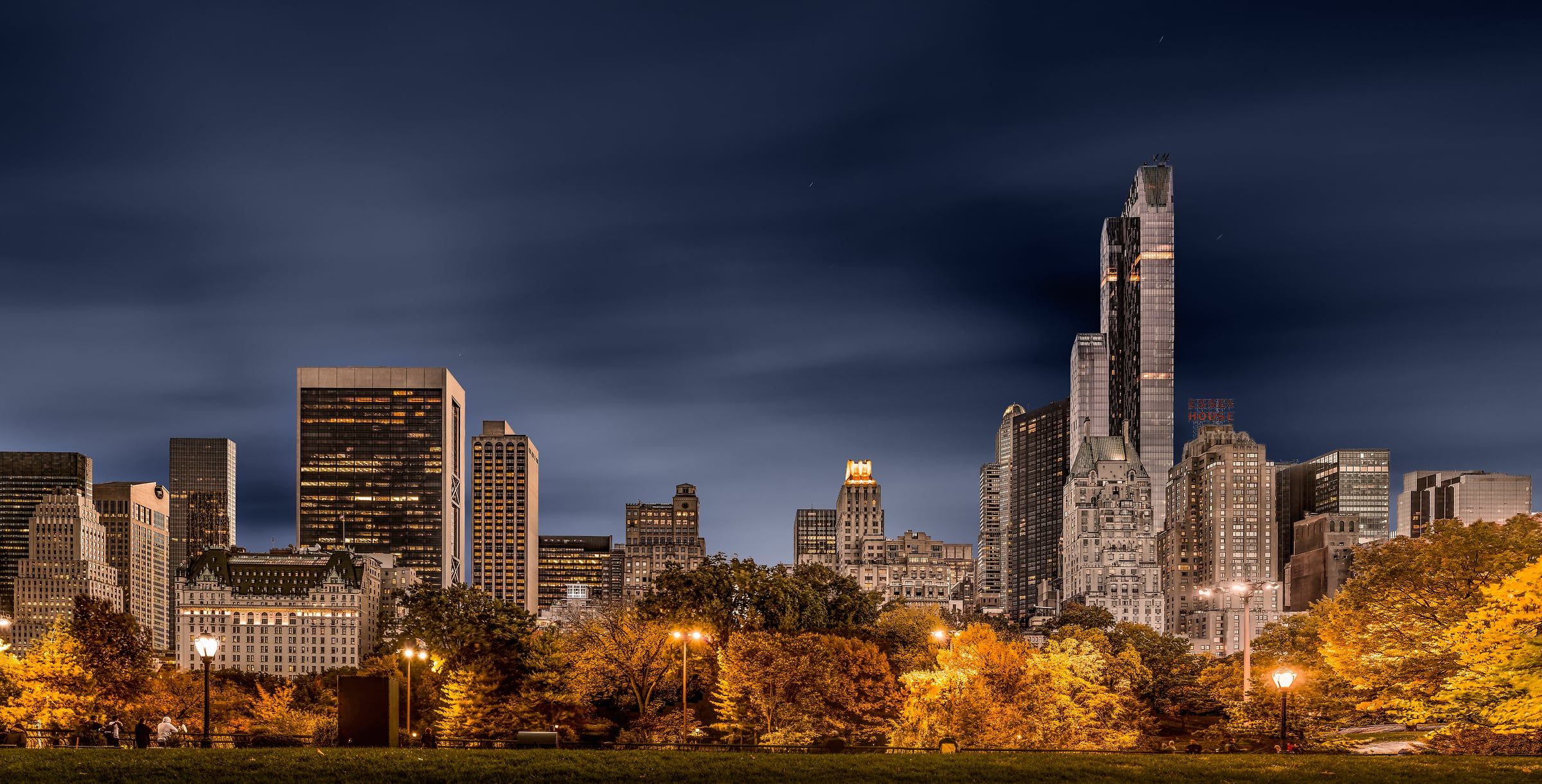 2400x1221 Photos of Fall in New York City: Fine Art Prints
