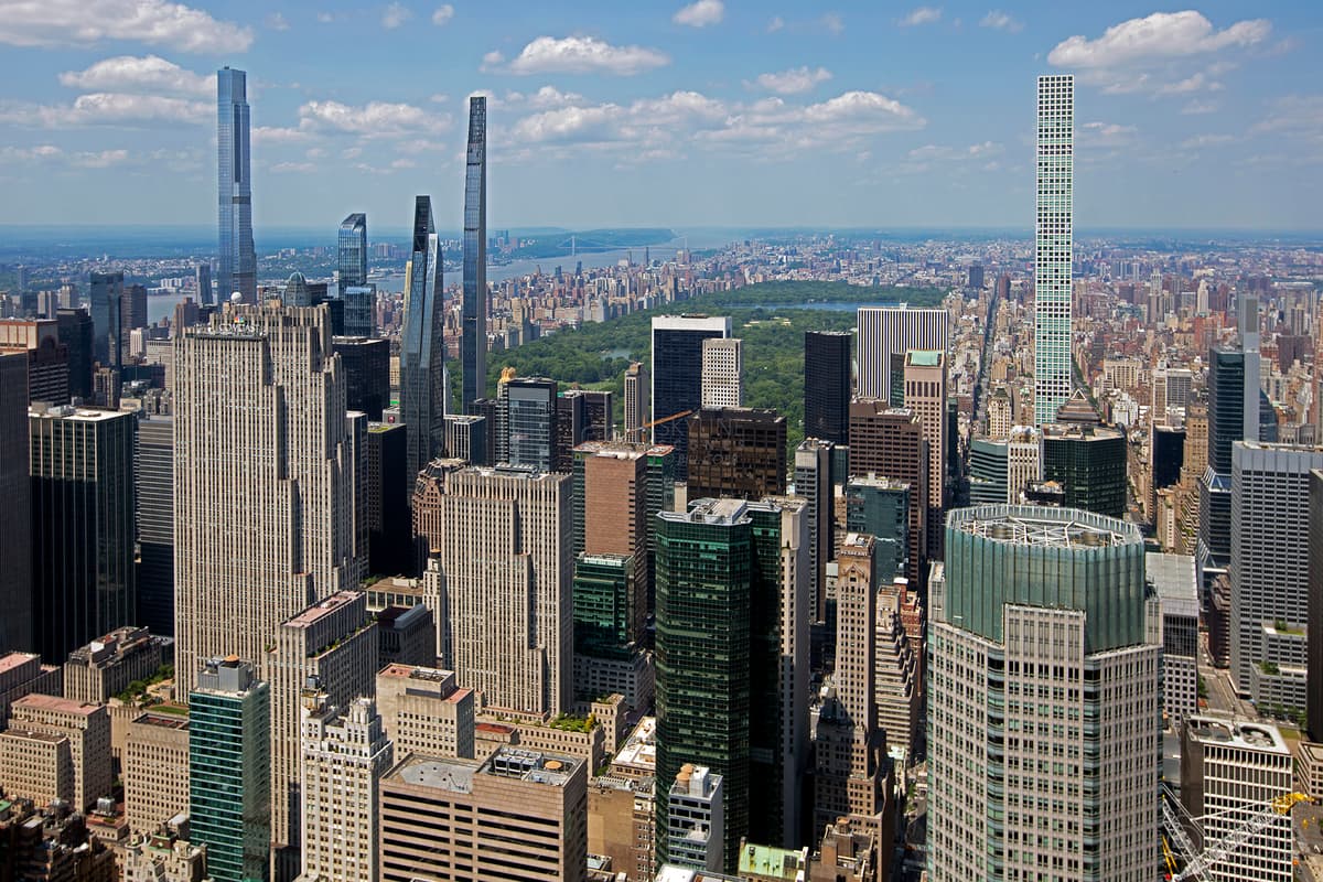 1200x800 Billionaires' Row and Central Park in Manhattan New York City