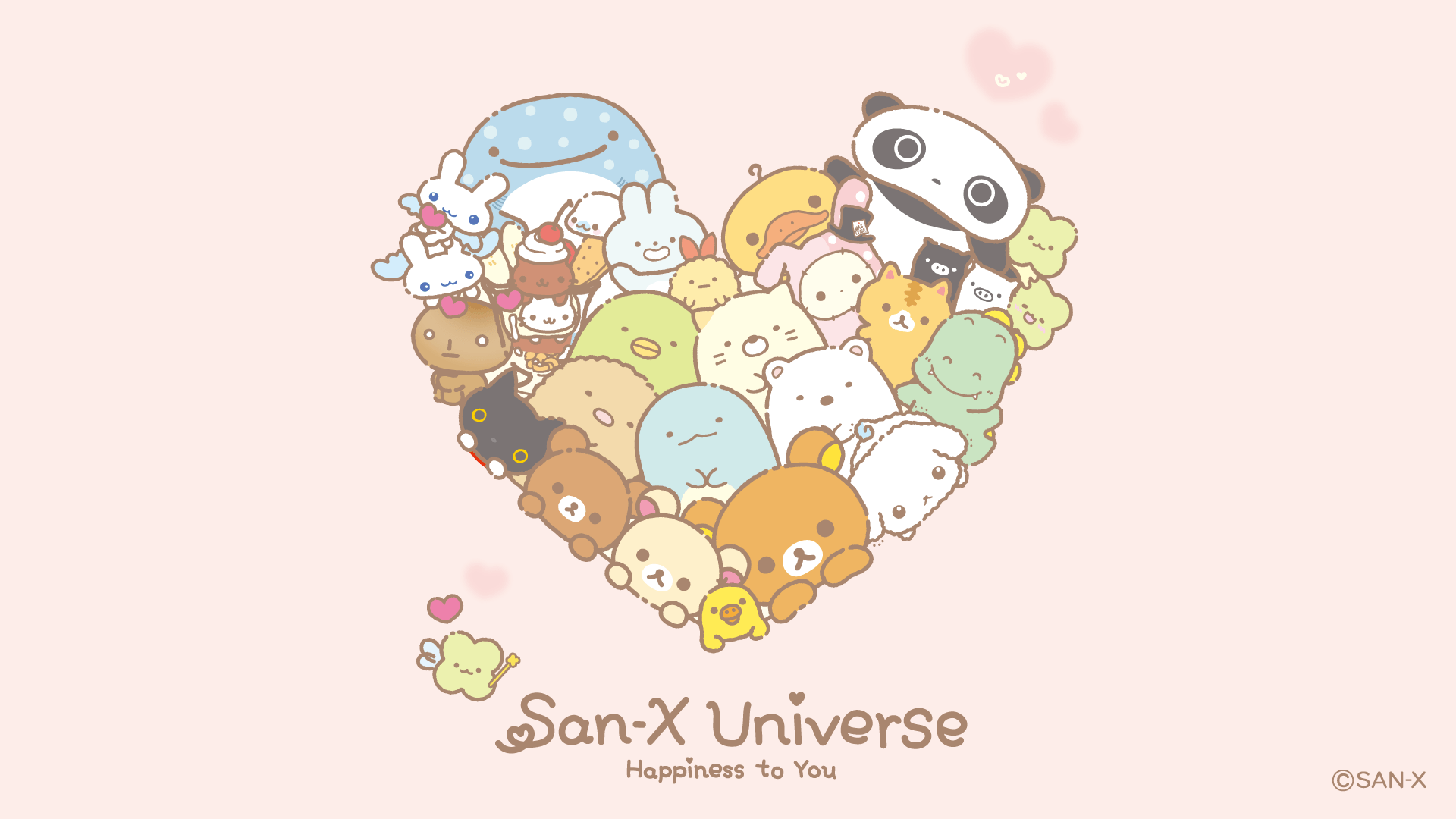 1920x1080 Heart” Theme. San X Net