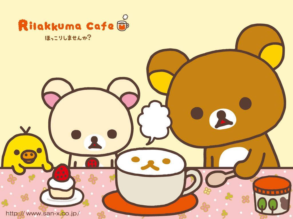 1024x768 Download San X Rilakkuma Friends Wallpaper