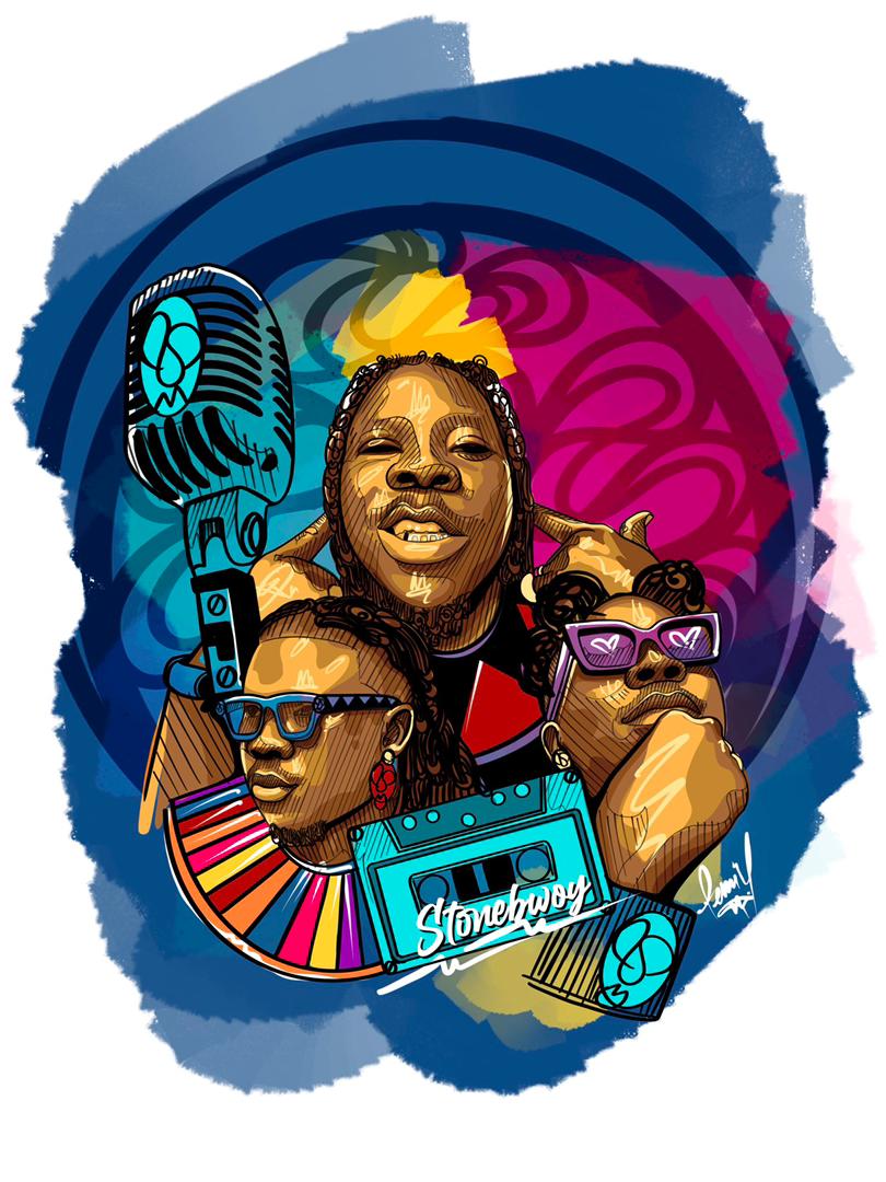810x1080 Stonebwoy Wallpaper