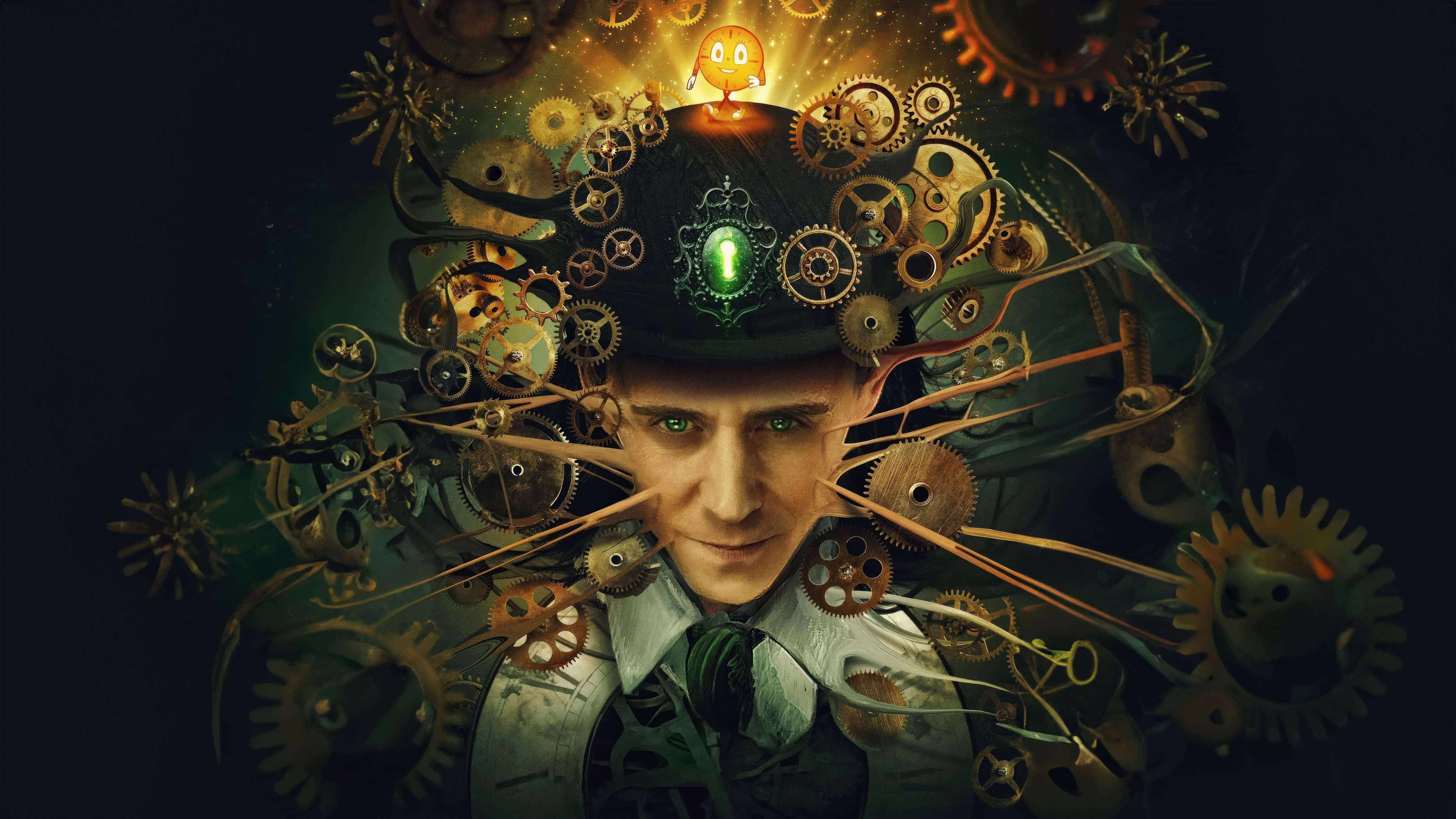 5120x2880 Download Loki Time Mechanics Artwork Wallpaper