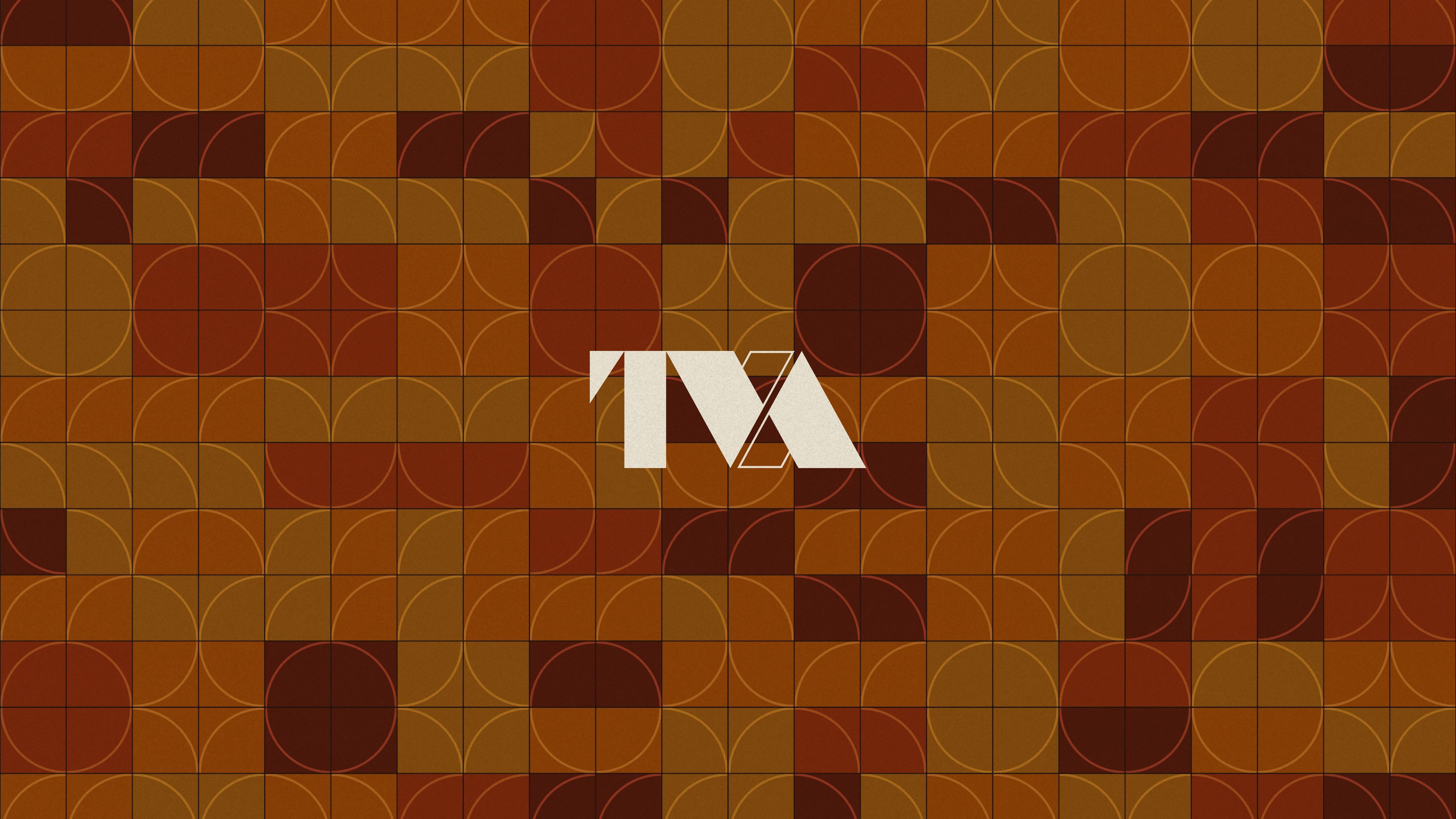 5120x2880 Wallpaper Time Variance Authority, VAT, orange, serial, geometry, Marvel, Loki for mobile and desktop, section минимализм, resolution 5120x2880