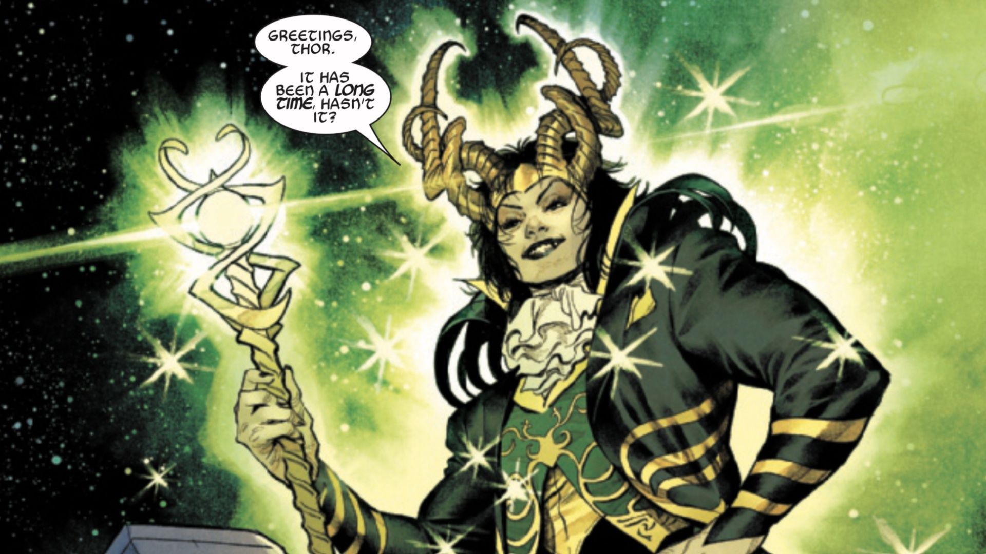 1920x1080 Comic book Loki is now the God and Goddess of Lies do they compare to MCU Loki?