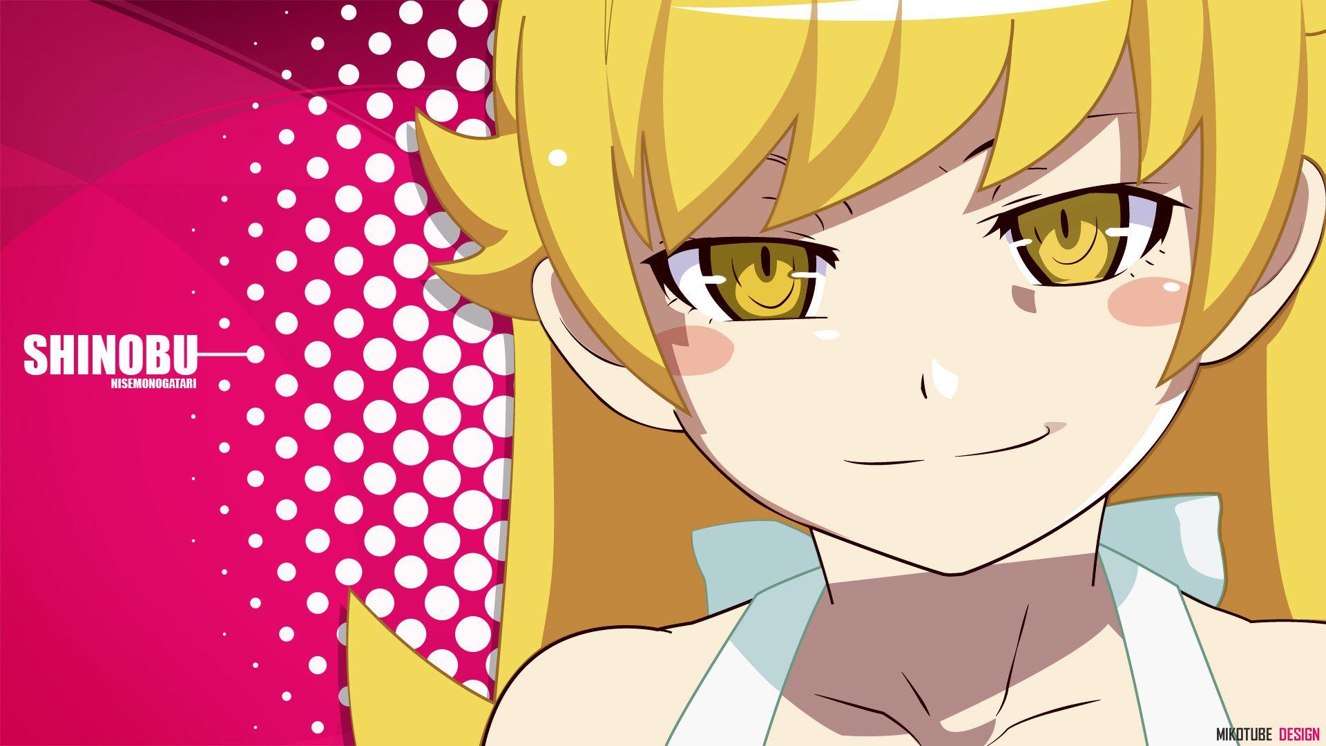 1920x1080 Smiling Shinobu HD Wallpaper Oshino Wallpaper & Background Download
