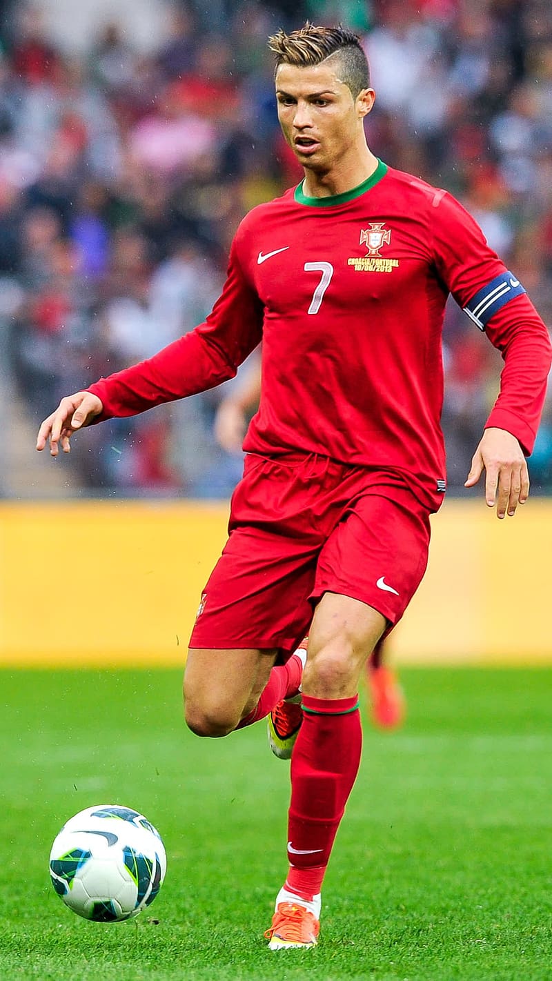 800x1422 HD ronaldo red wallpaper