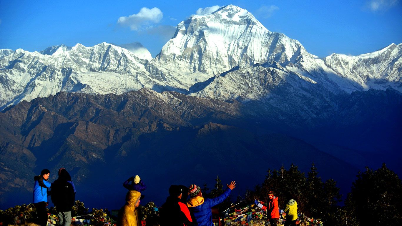 1366x768 Dhaulagiri Trek. Ultimate High Altitude Trekking Adventure In Nepal