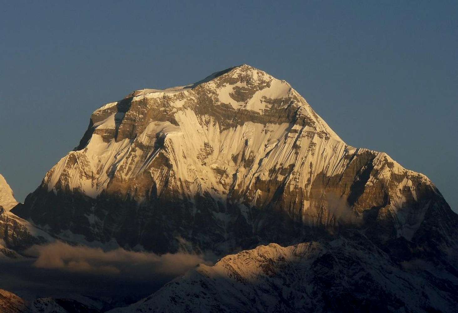1463x1000 Dhaulagiri south face : Photo, Diagrams & Topos