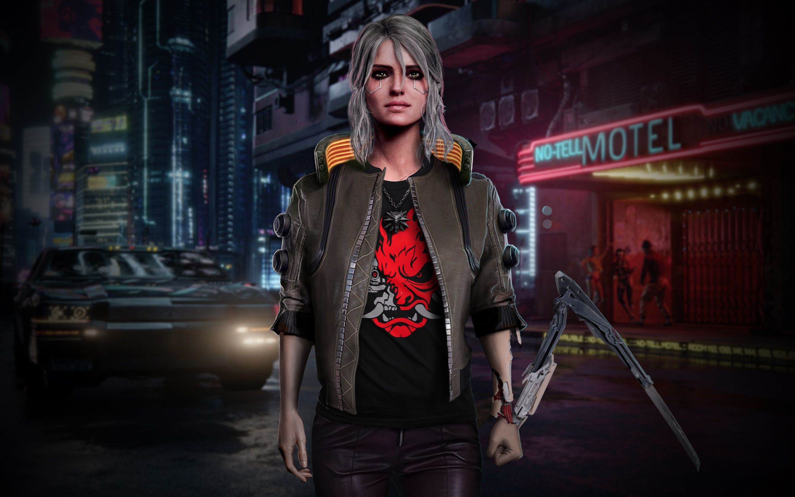 2598x1624 Ciri Unleashed: Cyberpunk 2077 HD Wallpaper Blendx1624