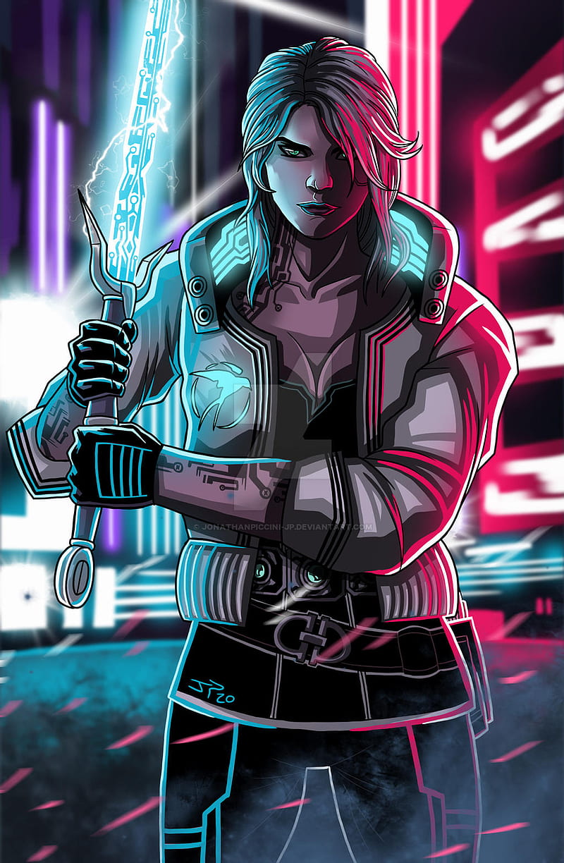 800x1224 HD cyberpunk ciri wallpaper