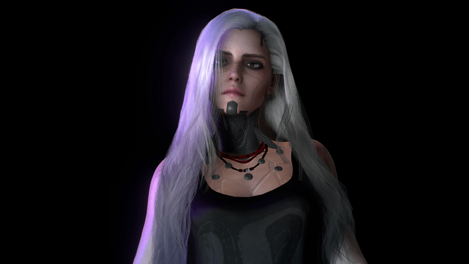 1600x900 Here's what a custom Ciri in Cyberpunk 2077 could look like
