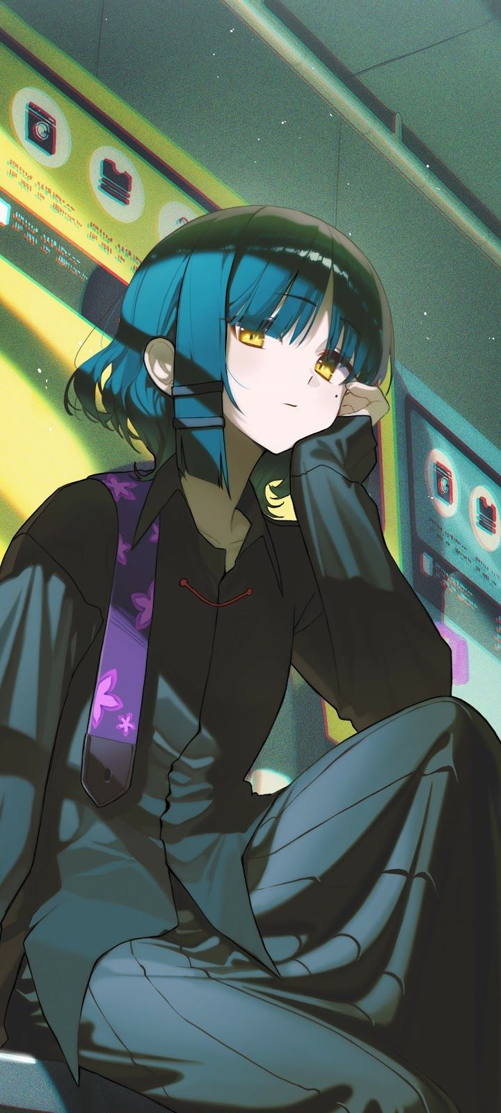 720x1600 Bocchi the Rock- Ryou Yamada Mobile Walls