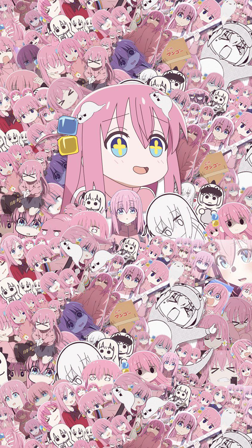 843x1500 Bocchi The Rock! Phone Wallpaper