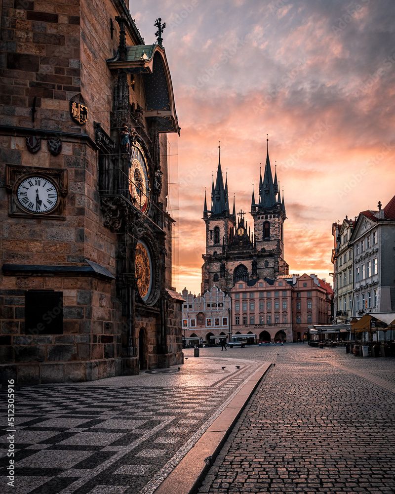 800x1000 Photography Poster prague, church, architecture, tower, cathedral, czech, europe, building, gothic