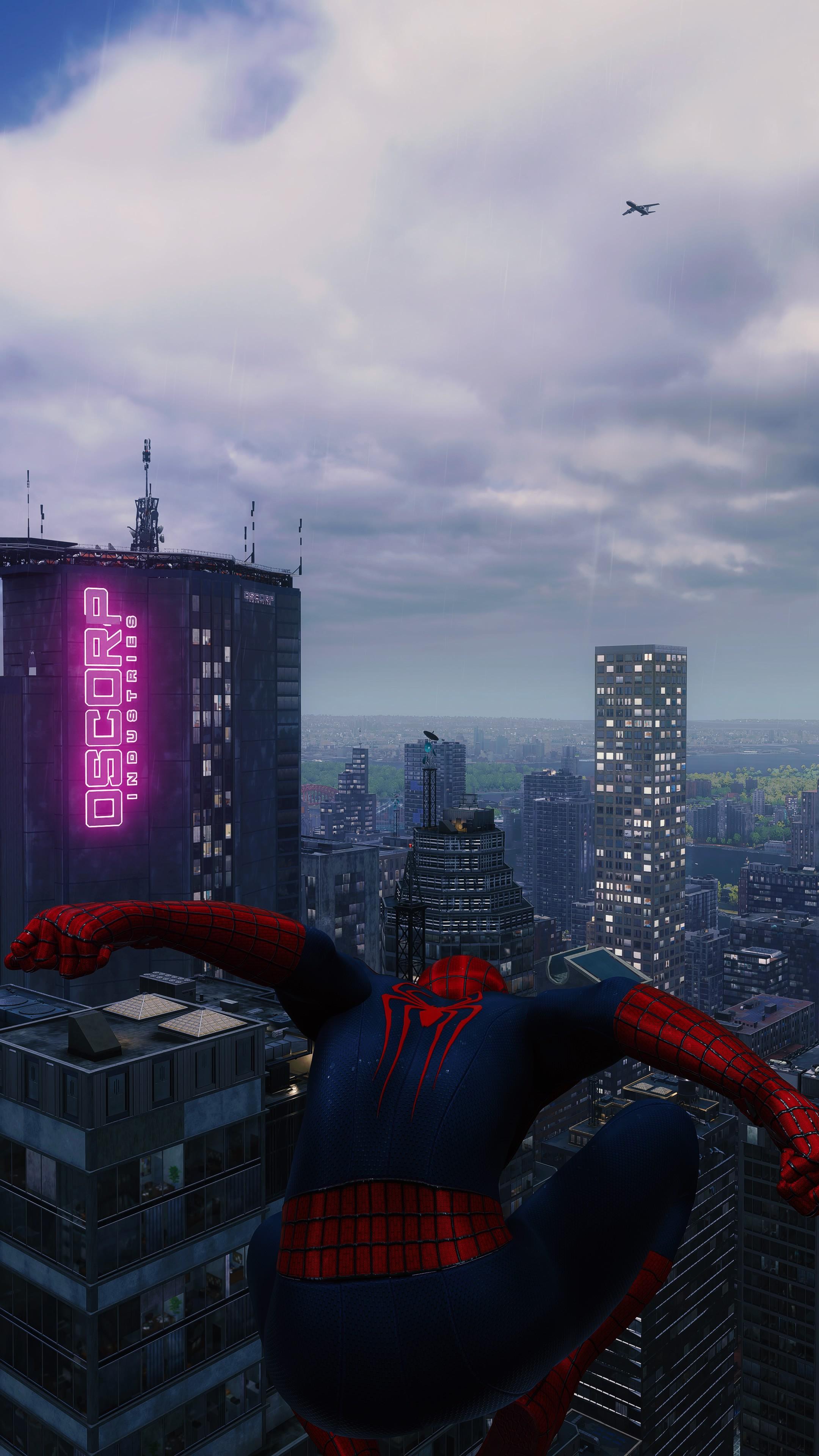 2160x3840 All The TASM Posters In Spider Man 2 Ps5
