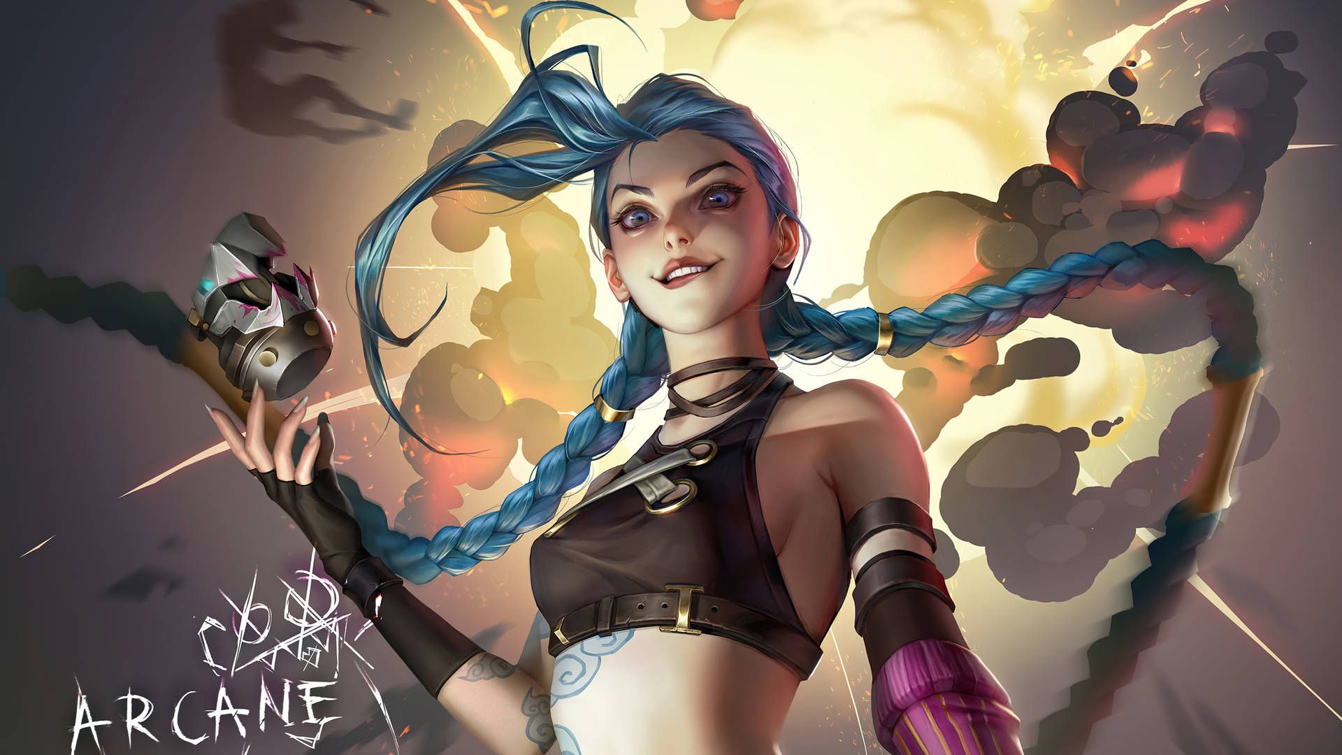 1920x1080 Jinx Arcane Picture