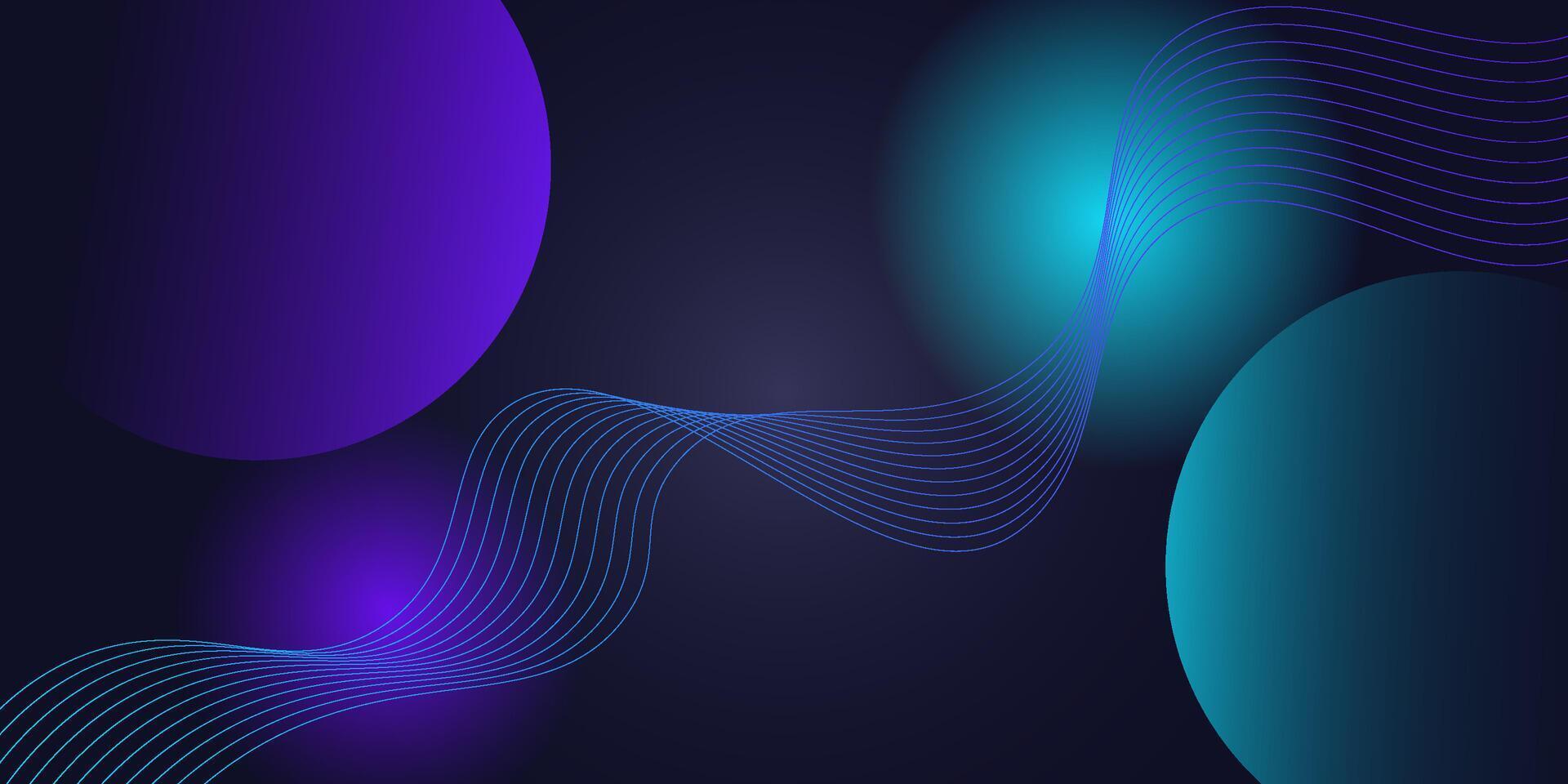 1920x960 Dark blue dot line abstract particle background. Glowing neon lines, magic energy space light concept, abstract background wallpaper design. eps10